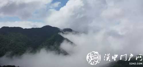 漢中出現(xiàn)了難得一見的云海景觀，仙氣十足