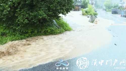 強降雨導致略陽縣部分鄉(xiāng)鎮(zhèn)山體塌方道路受損！