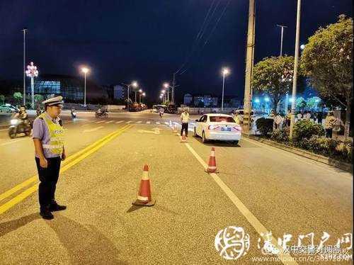 嚴查！夏季夜間交通違法行為，勉縣交警在行動