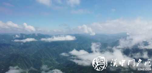 漢中出現(xiàn)了難得一見的云海景觀，仙氣十足
