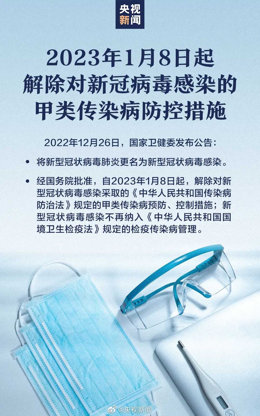 新冠肺炎更名！1月8日起實施 “乙類乙管”！有序恢復(fù)出境旅游！
