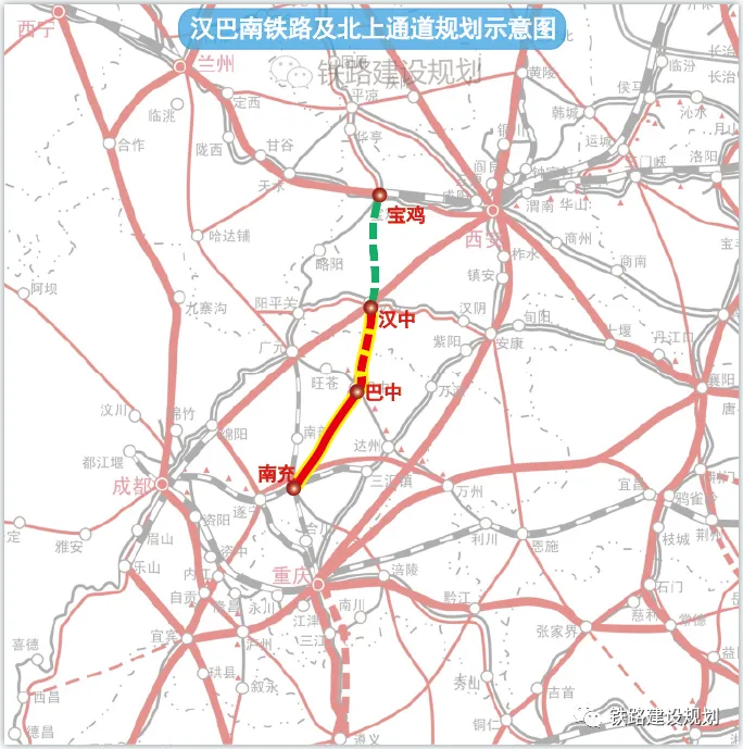 未來10年，漢中有望開建的3條鐵路項目！
