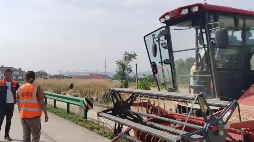 漢臺這個鎮(zhèn)搶夏收 促夏播 奮戰(zhàn)“三夏”正當時