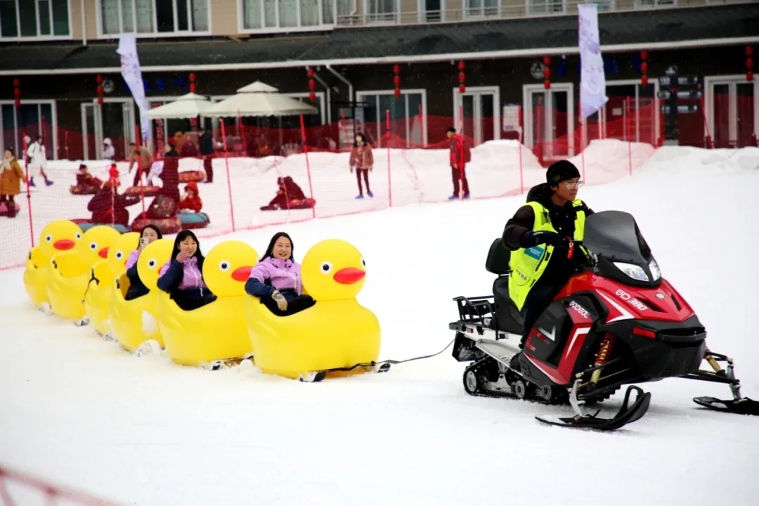 滑雪、戲雪、賞民俗！留壩景區(qū)“上才藝”
