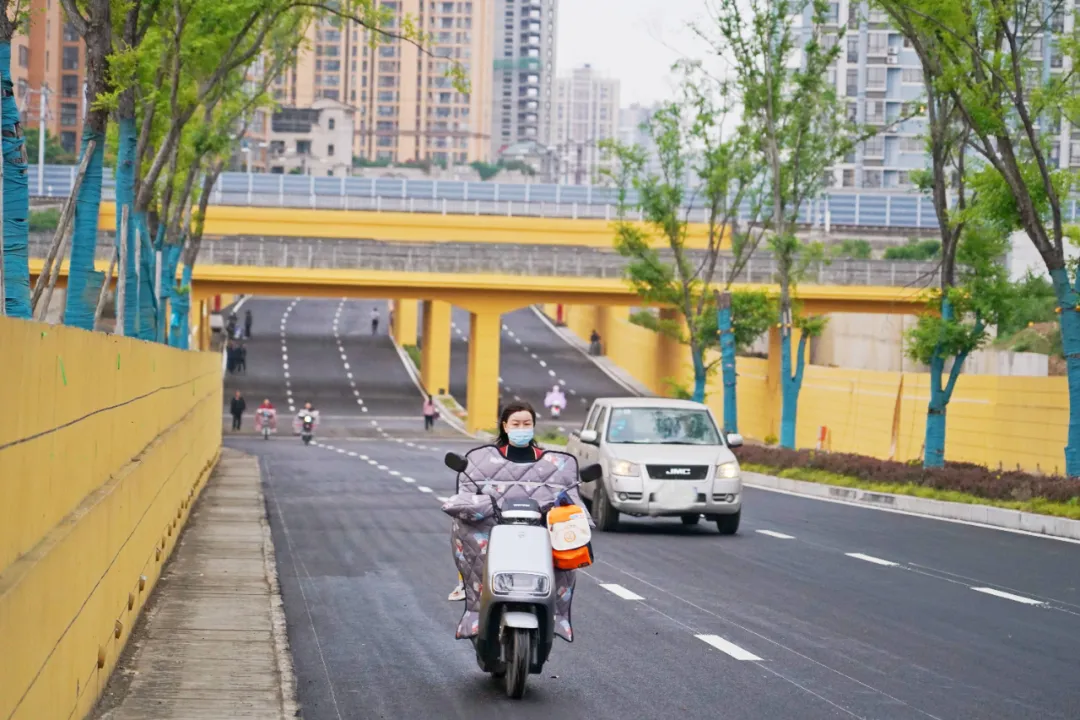 出行方便了！漢中興漢新區(qū)惠府路主車道通車！