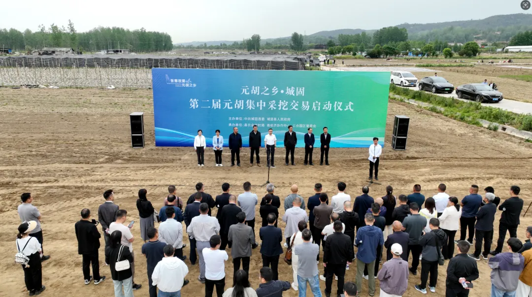 城固縣舉行“元胡之鄉(xiāng)·城固——第二屆元胡集中采挖交易暨現(xiàn)代農(nóng)業(yè)產(chǎn)業(yè)鏈招商專題推介活動(dòng)”