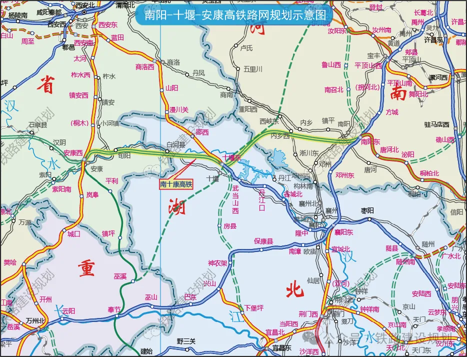未來10年，漢中有望開建的3條鐵路項目！