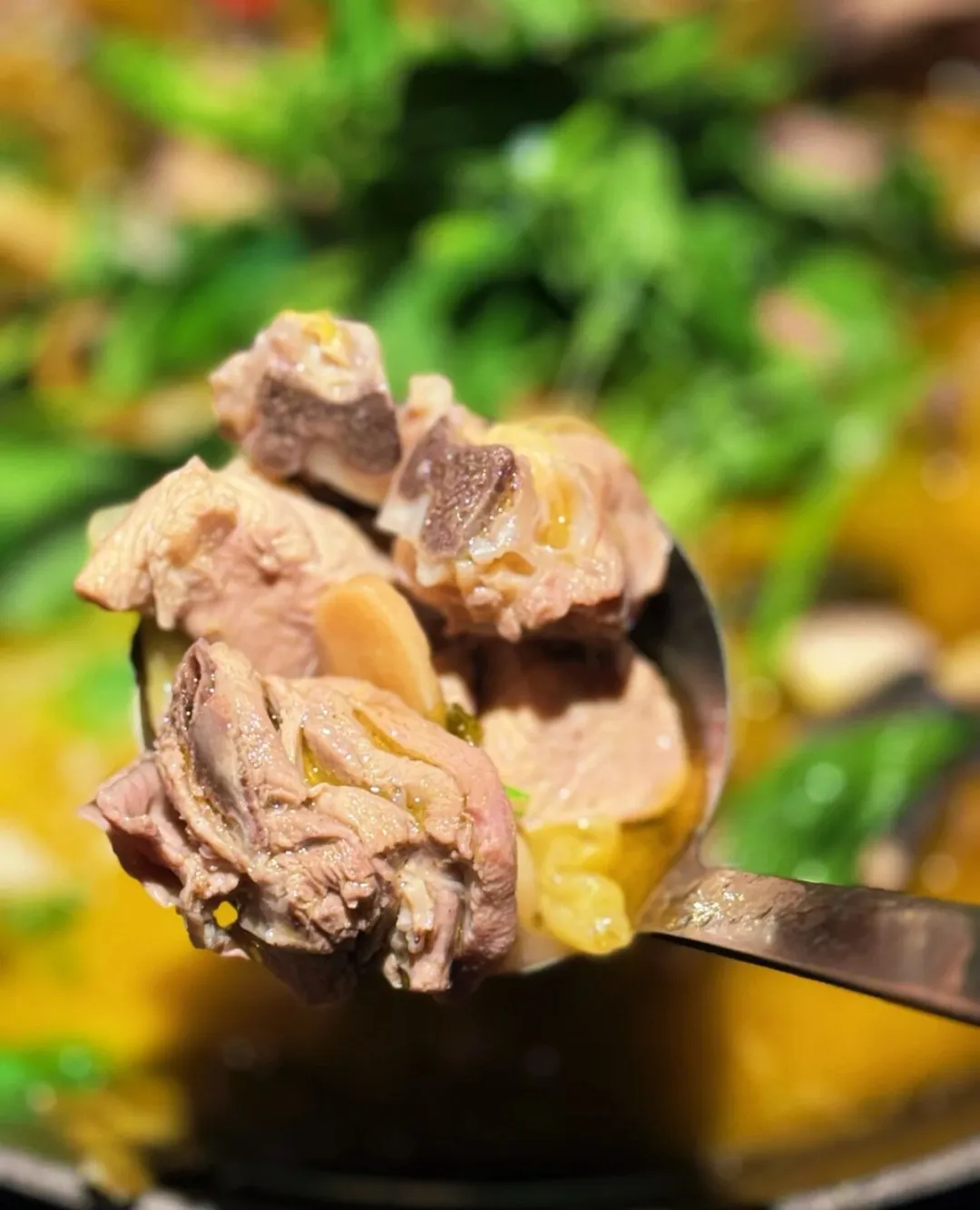 跟著非遺美食游南鄭：酸辣鮮香、肉嫩湯美的泡姜雞。