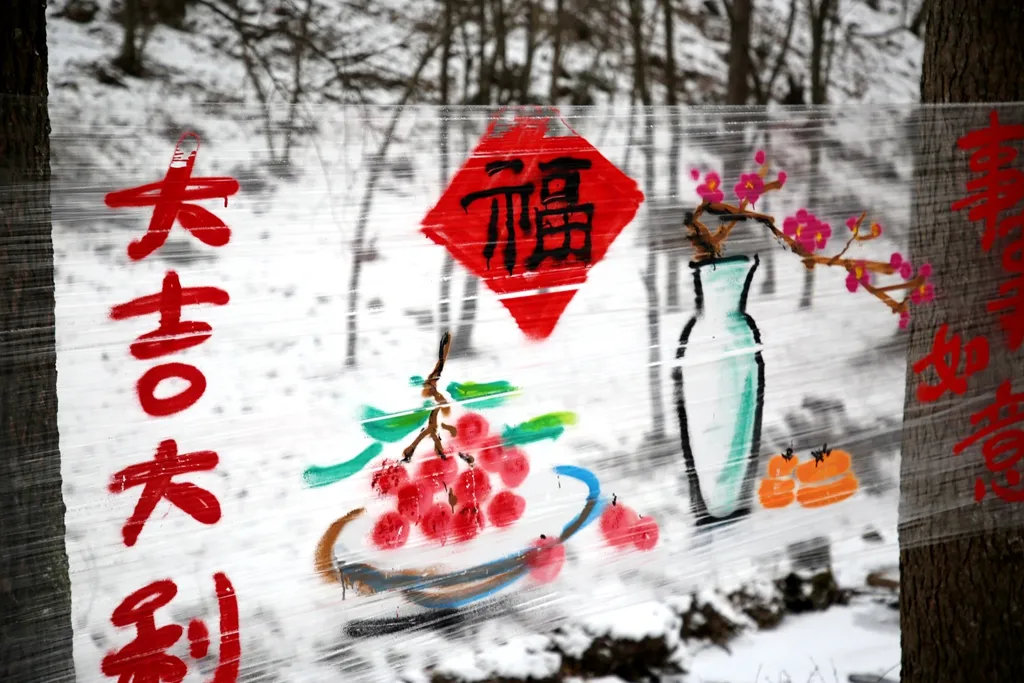 滑雪、戲雪、賞民俗！留壩景區(qū)“上才藝”